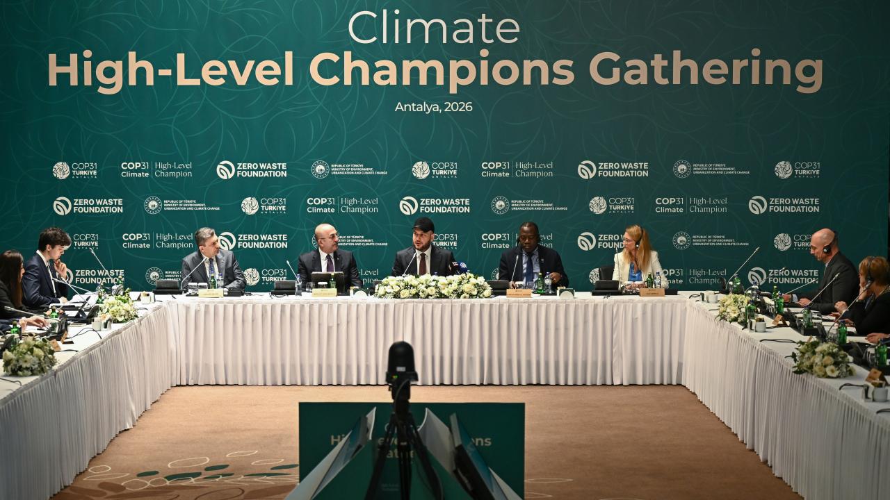 Antalya'da 'COP31 Yüksek Düzeyli İklim Şampiyonları Toplantısı' düzenlendi — Son Dakika — Adıyaman yerel haber görseli