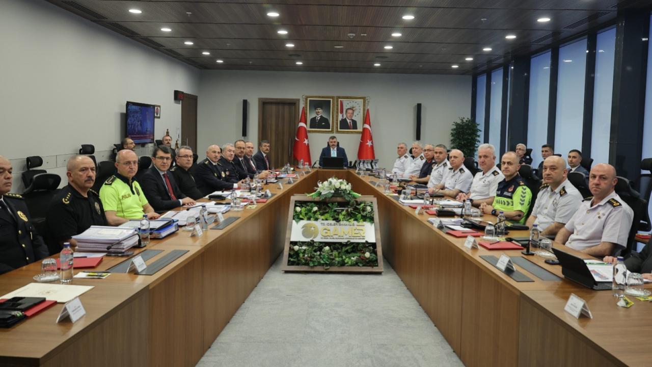İçişleri Bakanlığı'nda NATO Zirvesi öncesi güvenlik toplantısı yapıldı