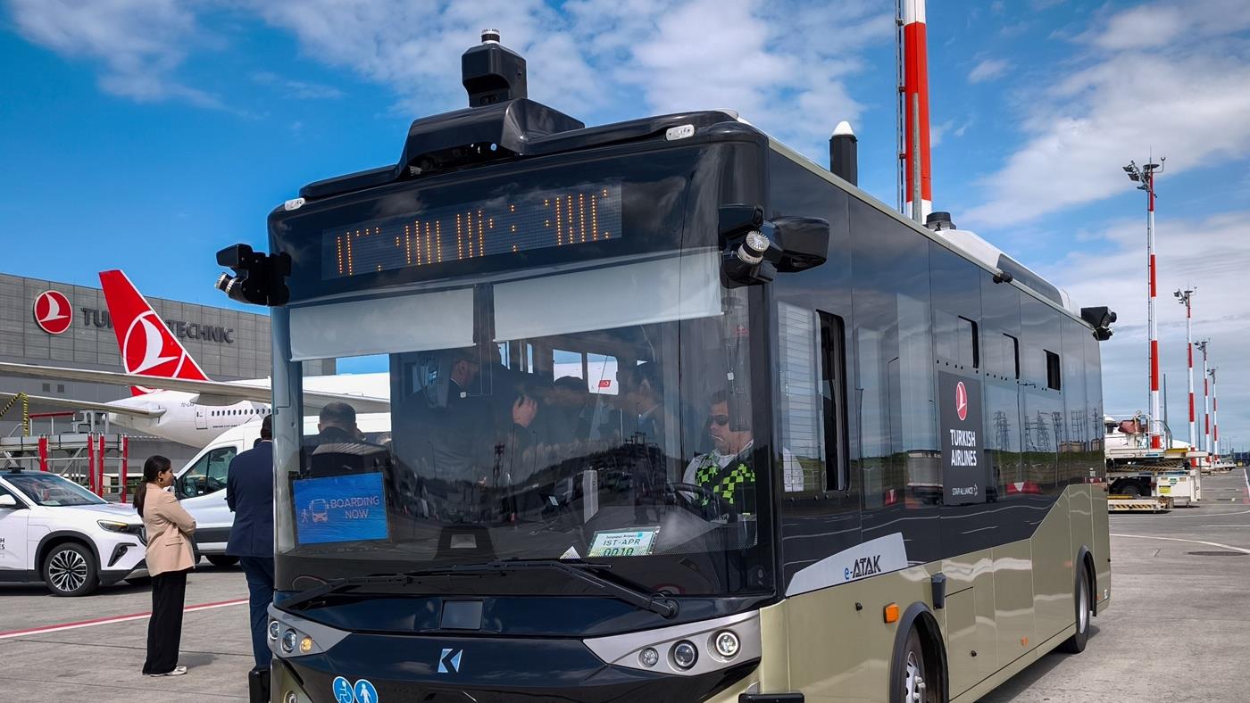 Karsan Otonom e-ATAK, İstanbul Havalimanı'nın operasyon trafiğinde test edildi